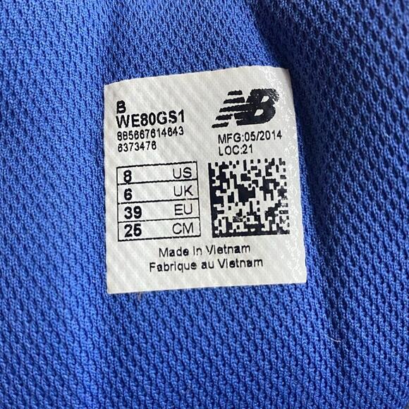 New Balance Women's Athletic Sneakers US 8 Silver Blue No Strings Running Shoes - Picture 3 of 11